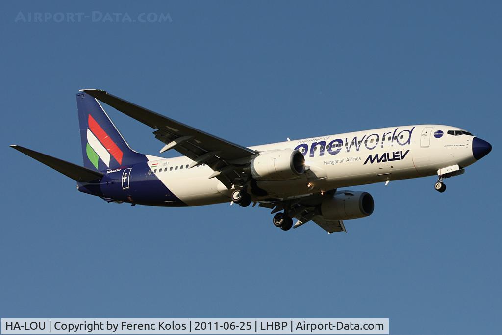 HA-LOU, 2005 Boeing 737-8Q8 C/N 30684, Ferihegy