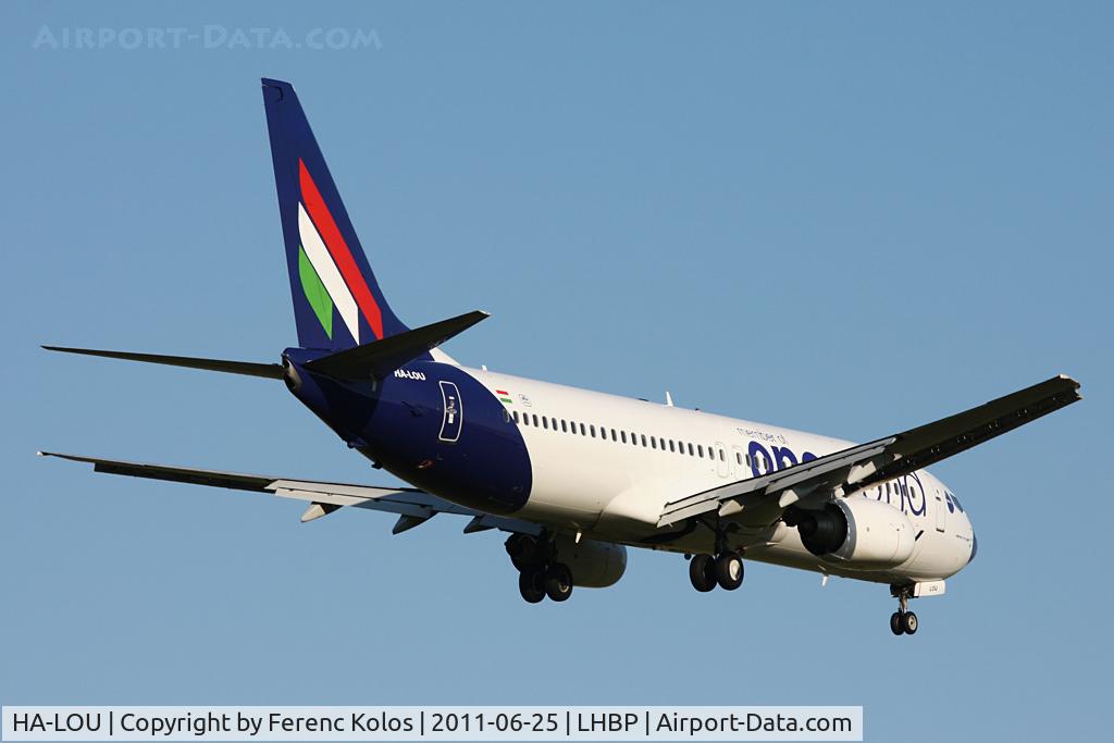 HA-LOU, 2005 Boeing 737-8Q8 C/N 30684, Ferihegy