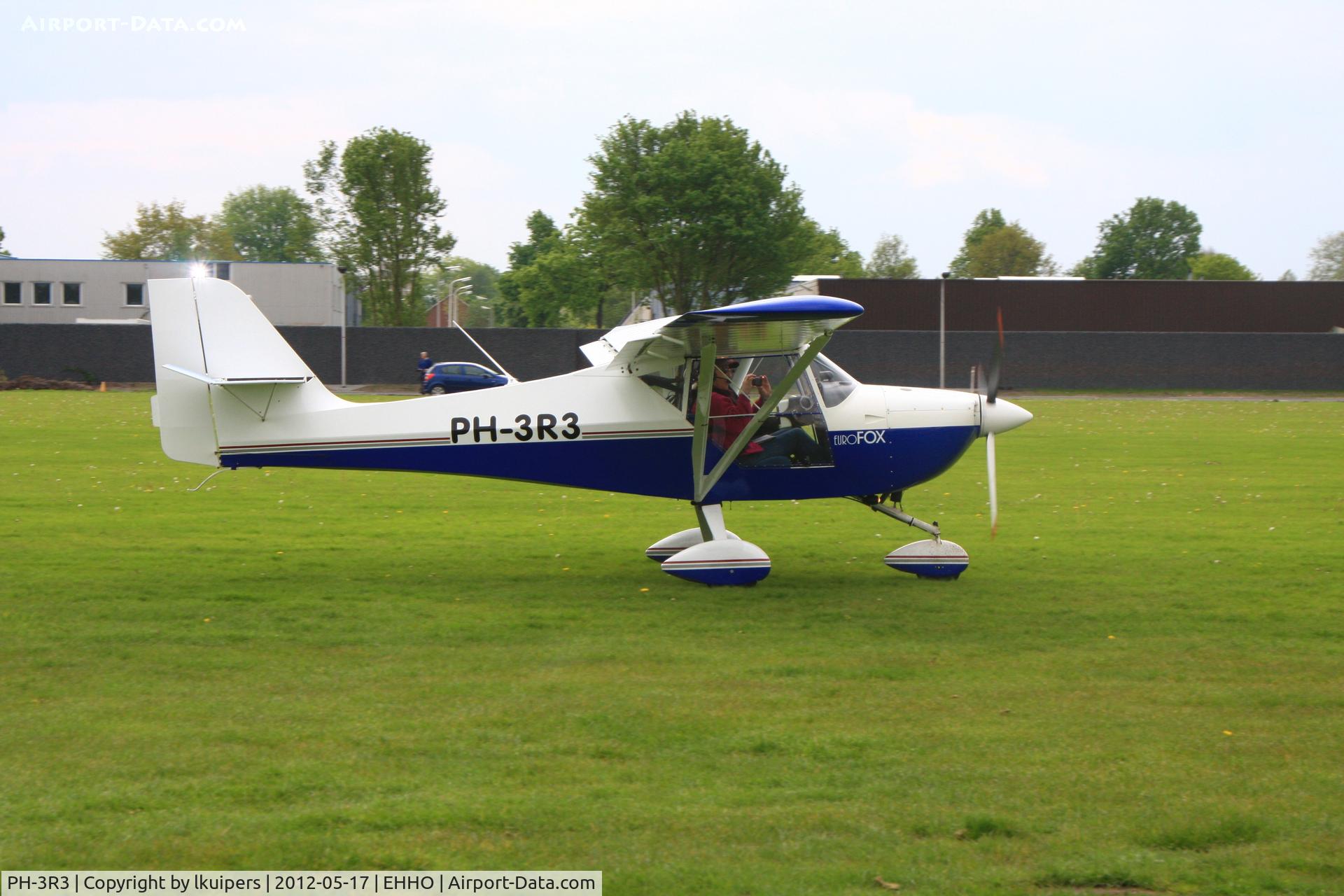PH-3R3, 2002 Aeropro Eurofox C/N 12502, A visitor to the Wings and Wheels Event at Hoogeveen Airport on Ascension Day 2012