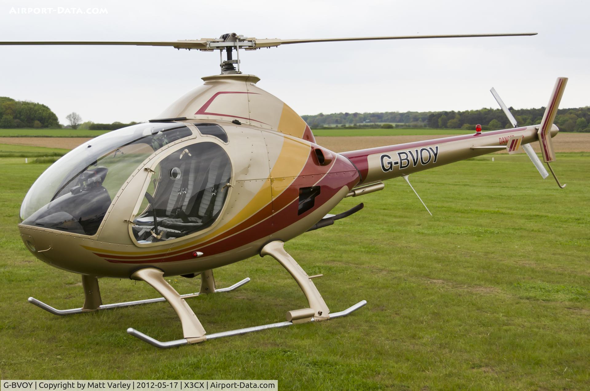 G-BVOY, 1993 Rotorway Exec 90 C/N 5238, Sat at Northrepps.