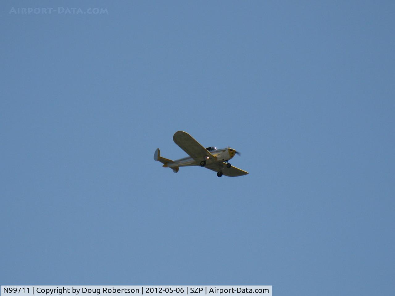 N99711, 1946 Erco 415D Ercoupe C/N 2334, 1946 ERCO Ercoupe 415-D, Continental O-200 100 Hp upgrade, another takeoff climb Rwy 22