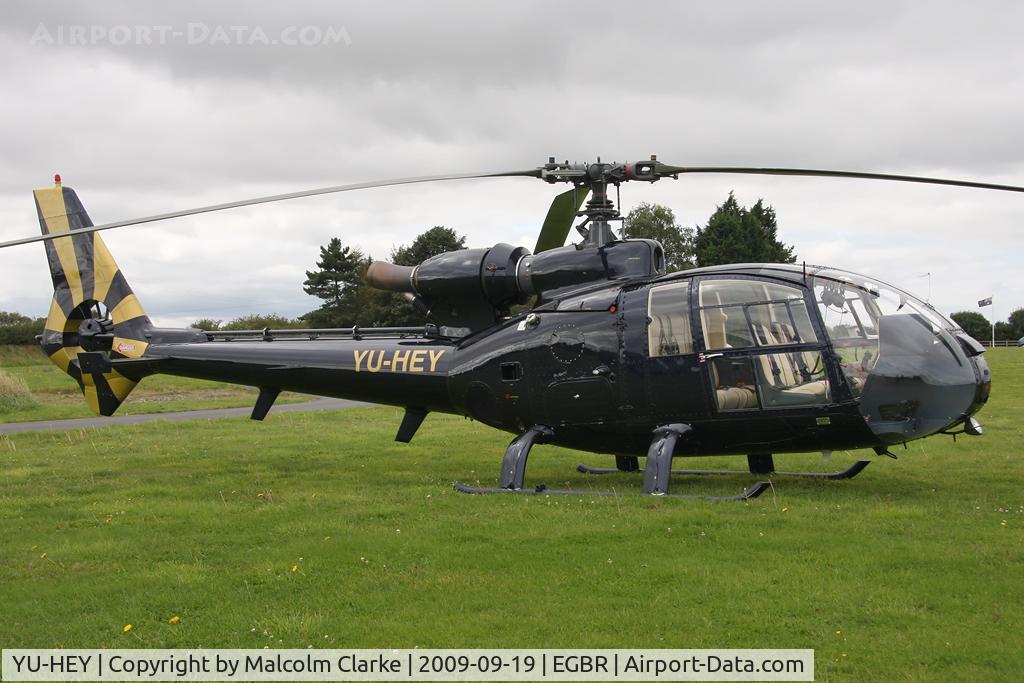 YU-HEY, Aerospatiale SA-341G Gazelle C/N 1320, Aerospatiale SA-341G Gazelle, Breighton Airfield, September 2009.