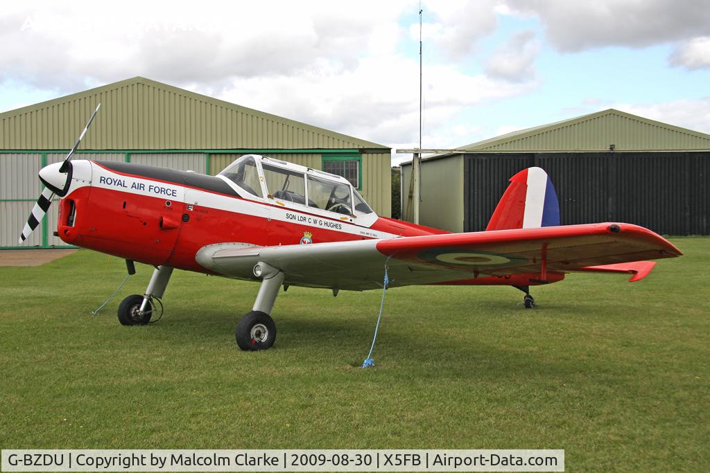 G-BZDU, 1952 De Havilland DHC-1 Chipmunk T.10 C/N C1/0714, De Havilland DHC-1 Chipmunk T.10, Fishburn Airfield, August 2009.