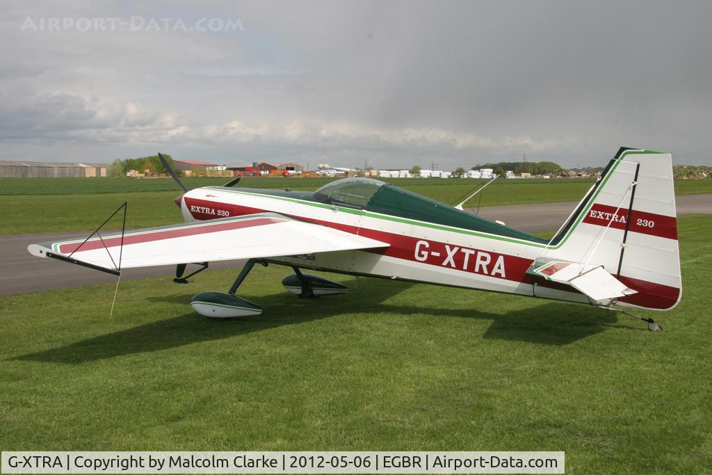 G-XTRA, 1987 Extra EA-230 C/N 12A, Extra EA-230 at Breighton Airfield's 2012 May-hem Fly-In.