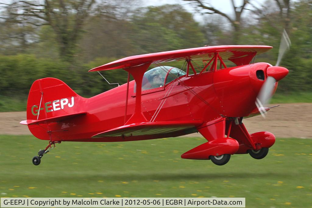 G-EEPJ, 1991 Pitts S-1S Special C/N PFA 009-11557, Pitts S-1S at Breighton Airfield's 2012 May-hem Fly-In.