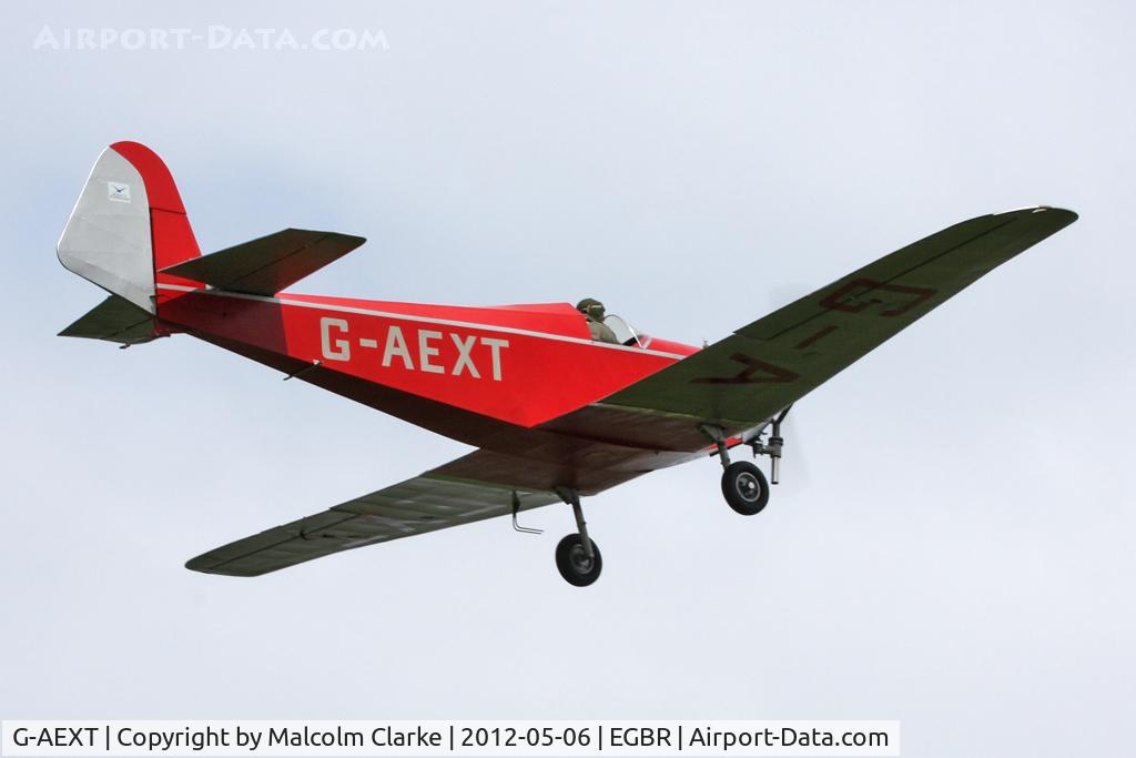 G-AEXT, 1937 Dart Kitten II C/N 123, Dart Kitten II at Breighton Airfield's 2012 May-hem Fly-In.