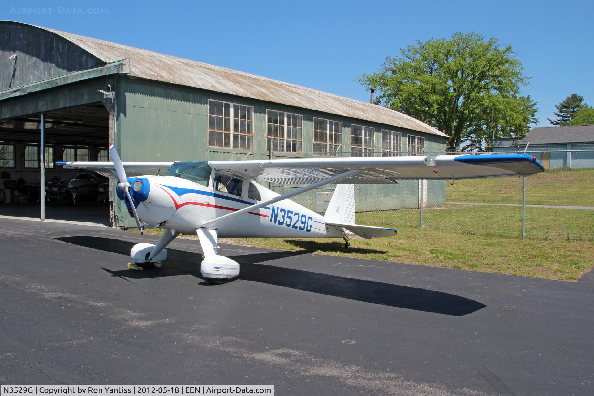 N3529G, 1959 Silvaire 8F C/N S-57, Parked at Green River Aviation, Dillant-Hopkins Airport, Keene, NH