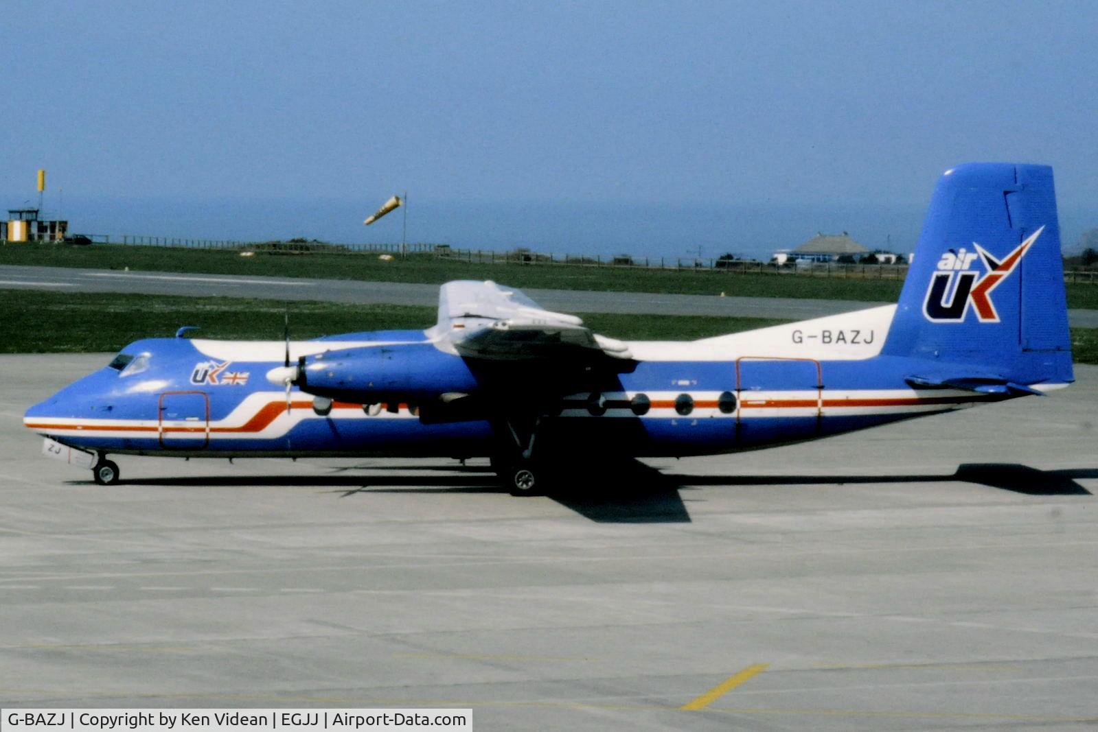G-BAZJ, 1964 Handley Page HPR-7 Herald 209 C/N 183, Photographed in the 1970's.