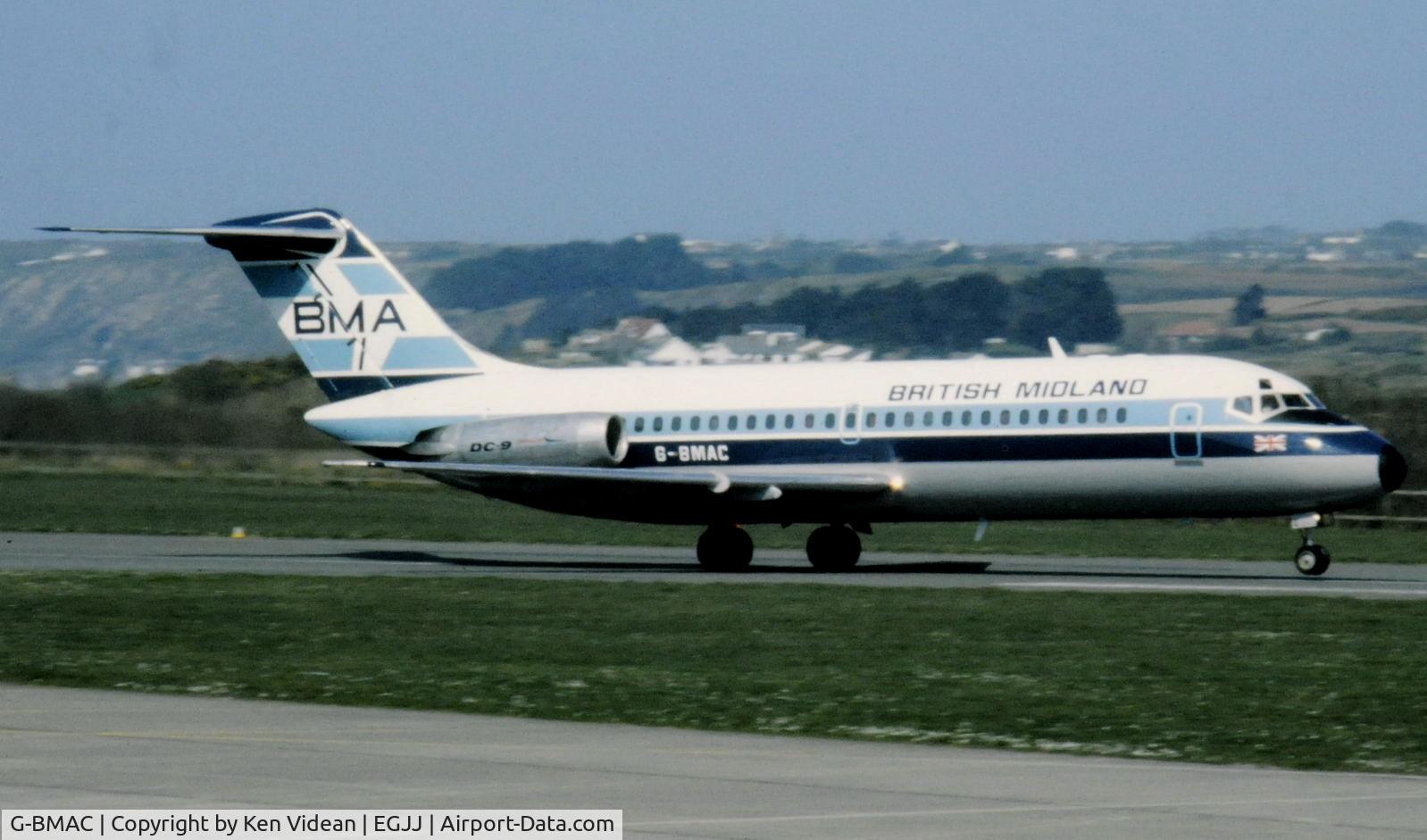 G-BMAC, 1966 Douglas DC-9-15 C/N 45739, Photographed in the 1980's