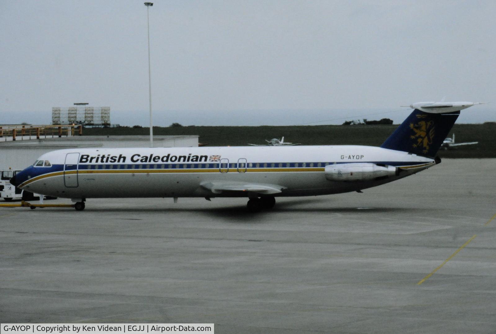 G-AYOP, 1971 BAC 111-530FX One-Eleven C/N BAC.233, Photographed in the 1980's