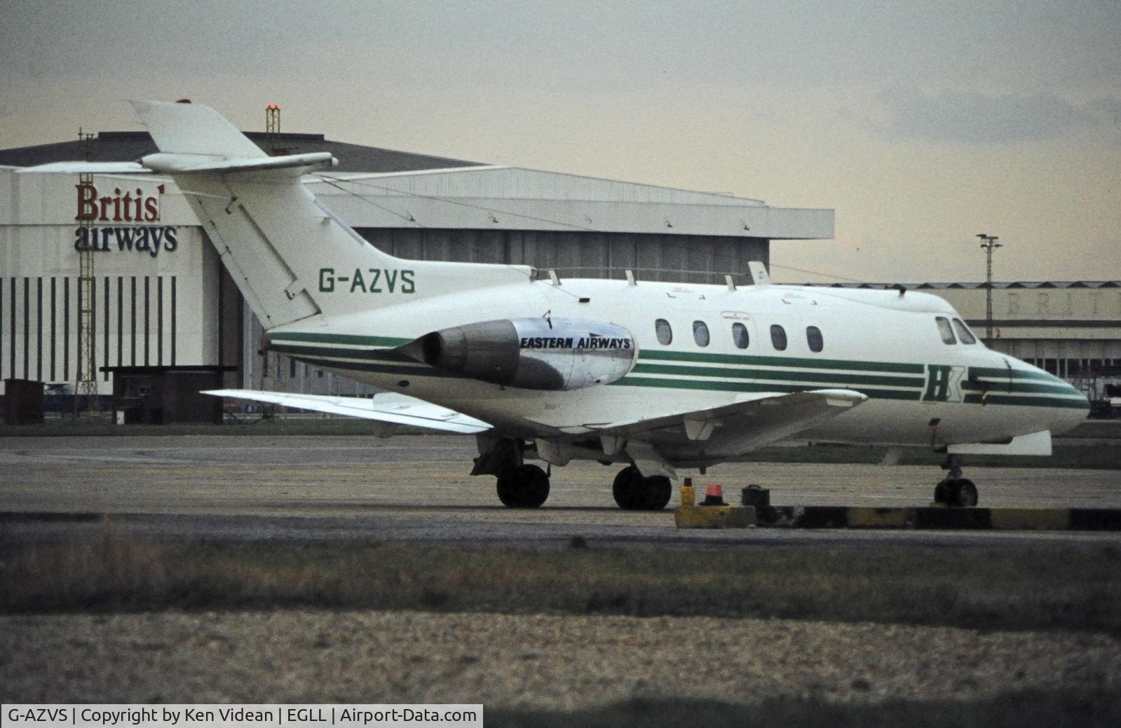 G-AZVS, 1967 Hawker Siddeley HS.125 Series 3B C/N 25132, Eastern Airways