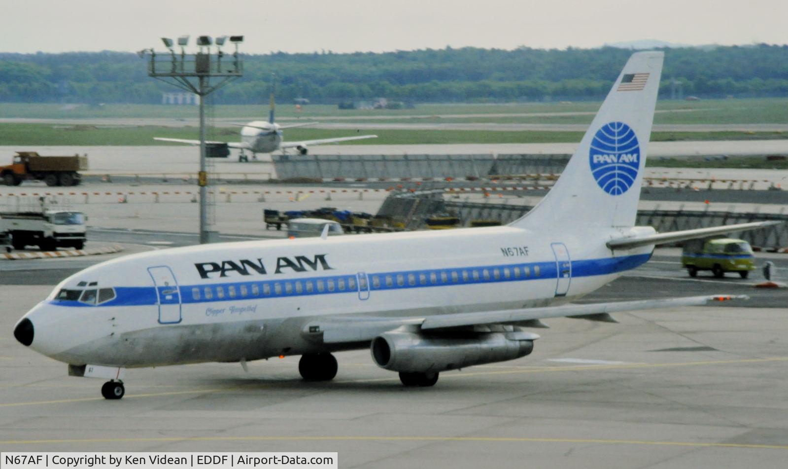 N67AF, 1969 Boeing 737-222 C/N 19554, Pan Am