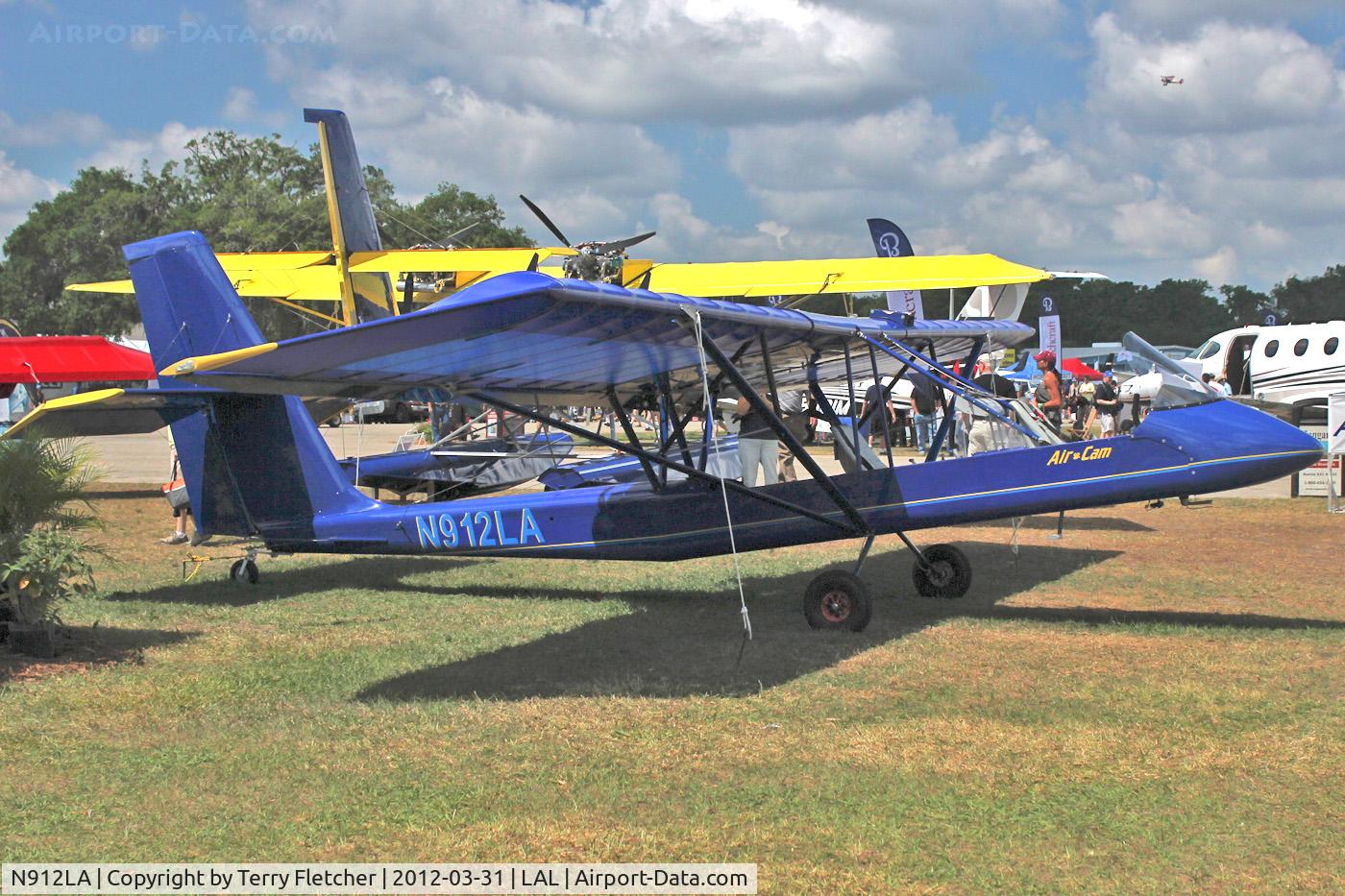 N912LA, Lockwood Aircam C/N AC138, At 2012 Sun N Fun
