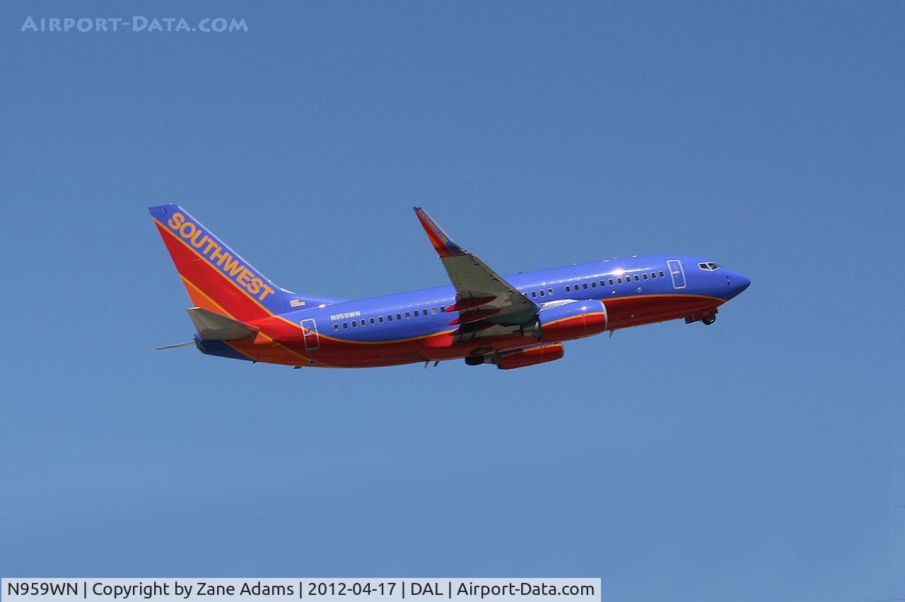 N959WN, 2011 Boeing 737-7H4 C/N 36674, At Dallas Love Field