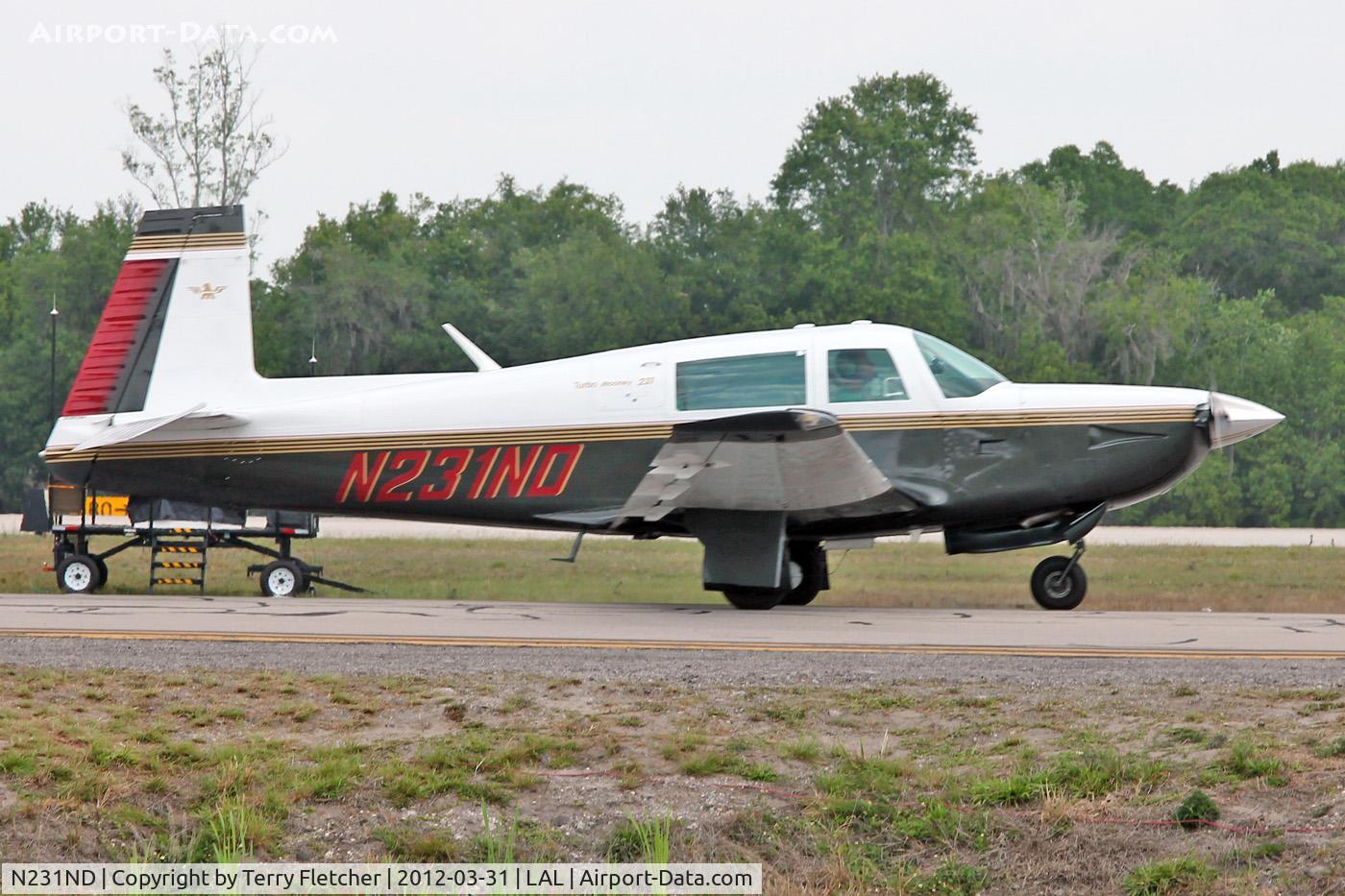 N231ND, 1979 Mooney M20K C/N 25-0207, At 2012 Sun N Fun