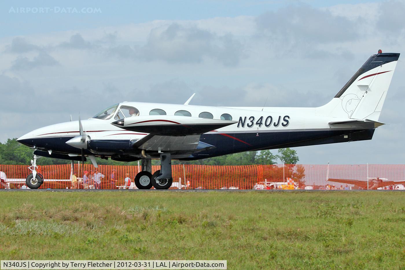 N340JS, 1979 Cessna 340A C/N 340A0661, At 2012 Sun N Fun