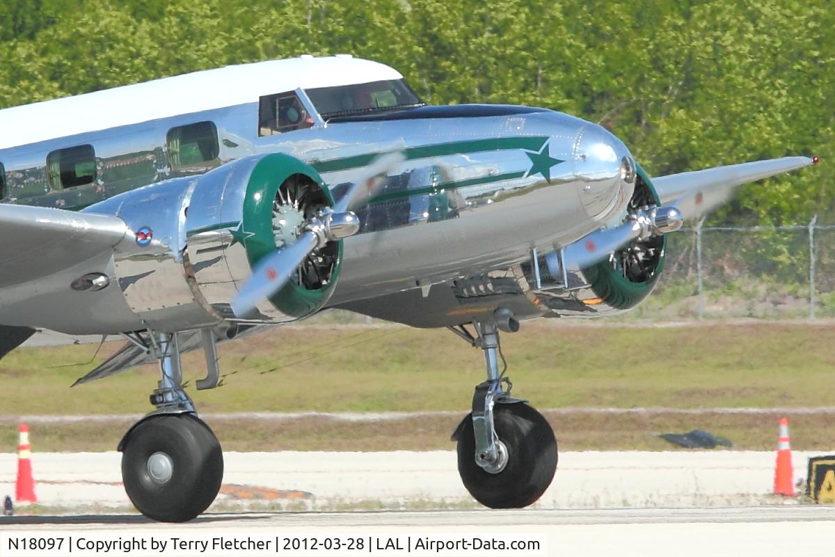N18097, 1938 Lockheed 12A Electra Junior C/N 1250, At 2012 Sun N Fun