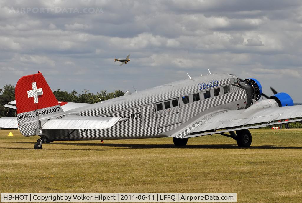 HB-HOT, 1939 Junkers Ju-52/3m g4e C/N 6595, at La Ferté-Alais