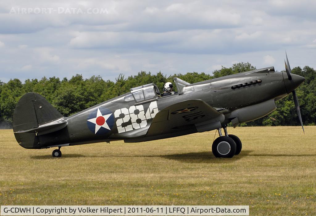 G-CDWH, 1941 Curtiss P-40B Warhawk C/N 16073, at La Ferté-Alais