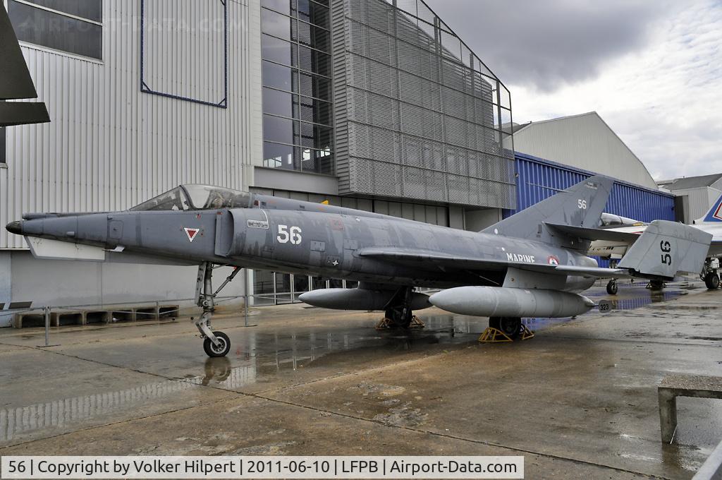 56, Dassault Etendard IV.M C/N 56, at le Bourget Museum