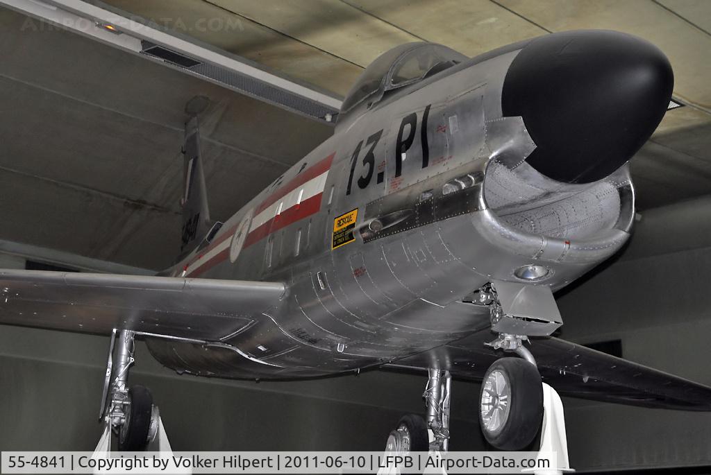 55-4841, 1955 North American F-86K Sabre C/N 221-81, at le Bourget Museum