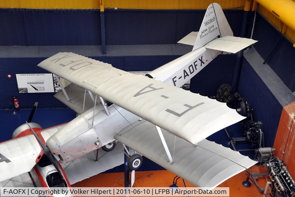 F-AOFX, Caudron C.277R Luciole C/N 7156/14, at Museum Le Bourget