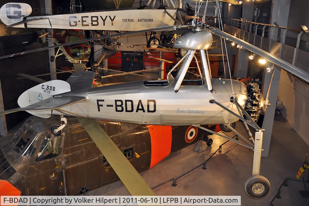 F-BDAD, SNCASE C.302 (Cierva C.30) C/N 15, at Museum Le Bourget