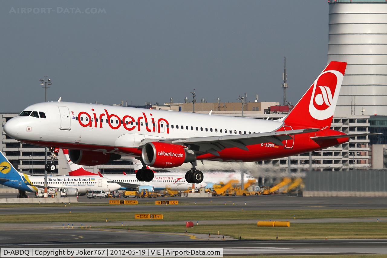 D-ABDQ, 2007 Airbus A320-214 C/N 3121, Air Berlin