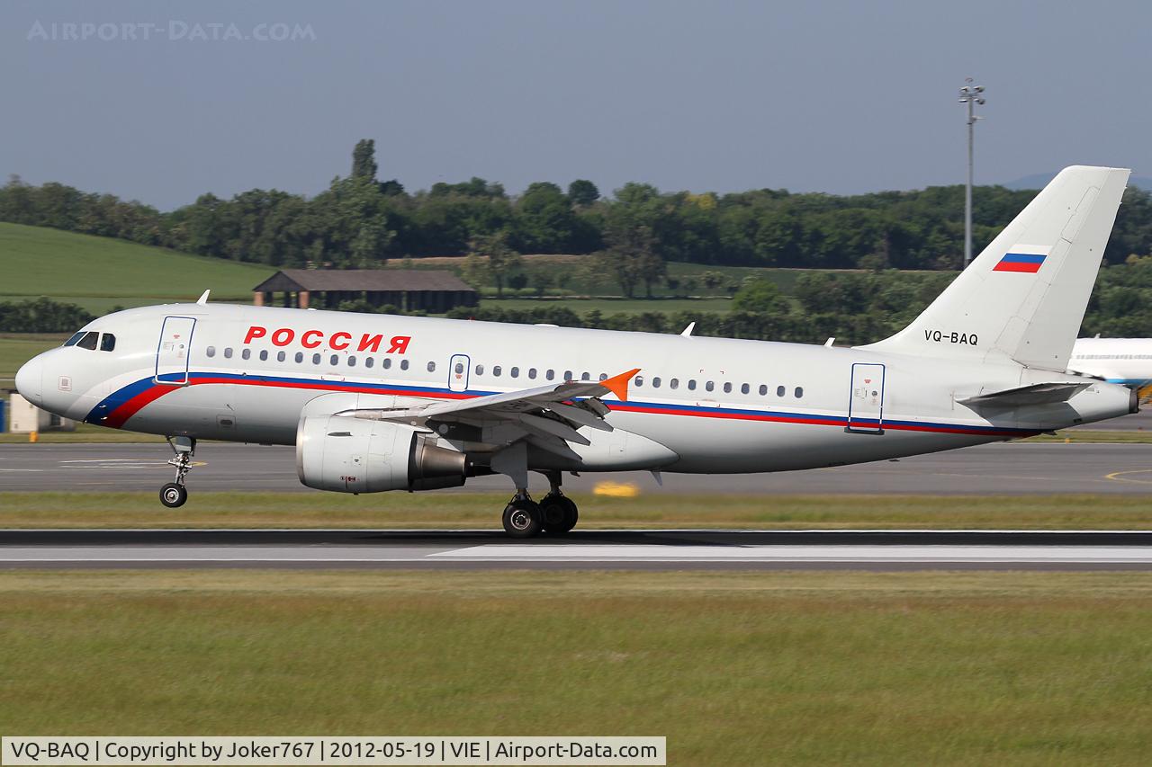 VQ-BAQ, 2001 Airbus A319-111 C/N 1560, Rossiya