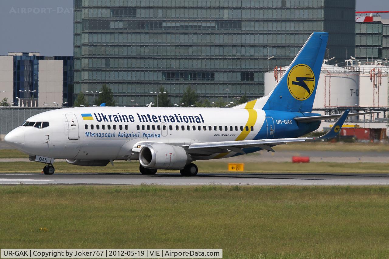 UR-GAK, 1992 Boeing 737-5Y0 C/N 26075, Ukraine International Airlines