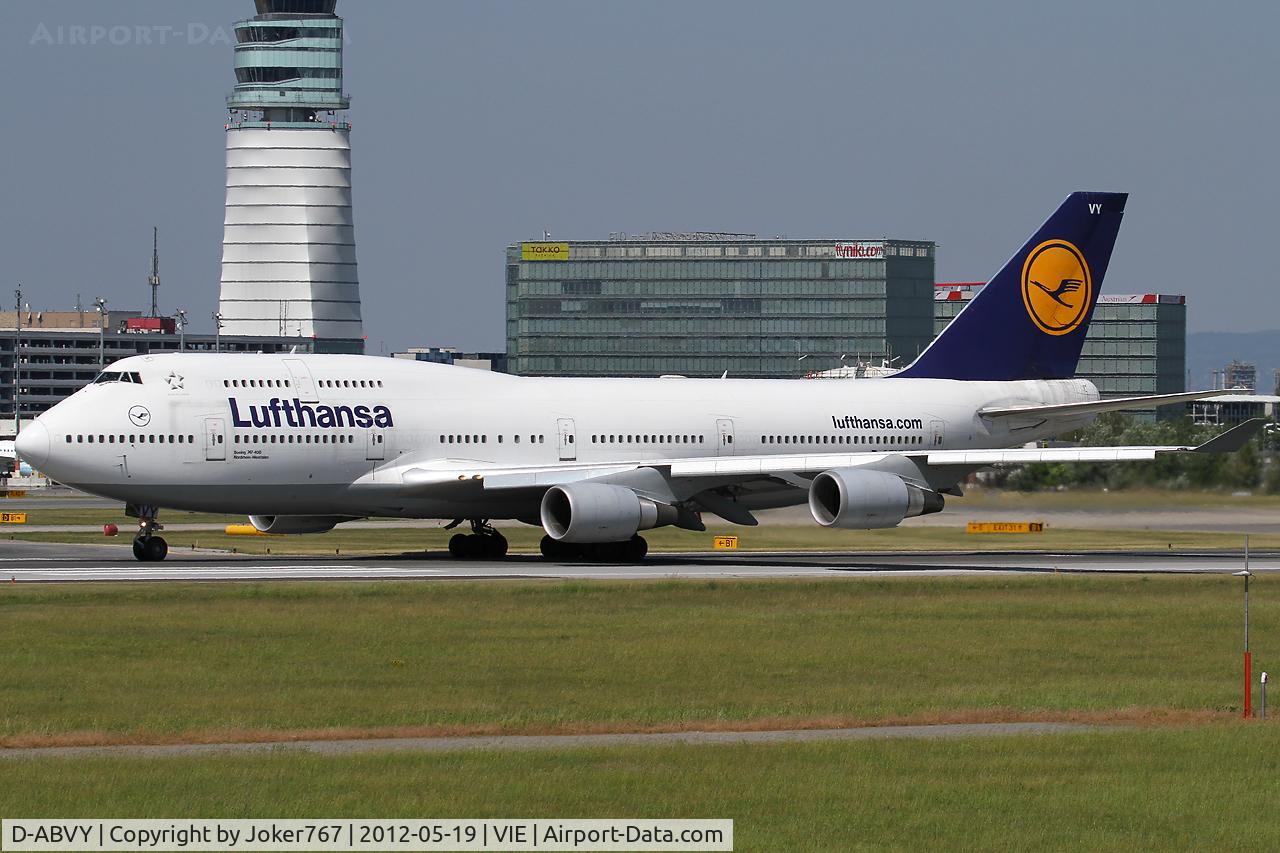 D-ABVY, 2000 Boeing 747-430 C/N 29869, Lufthansa