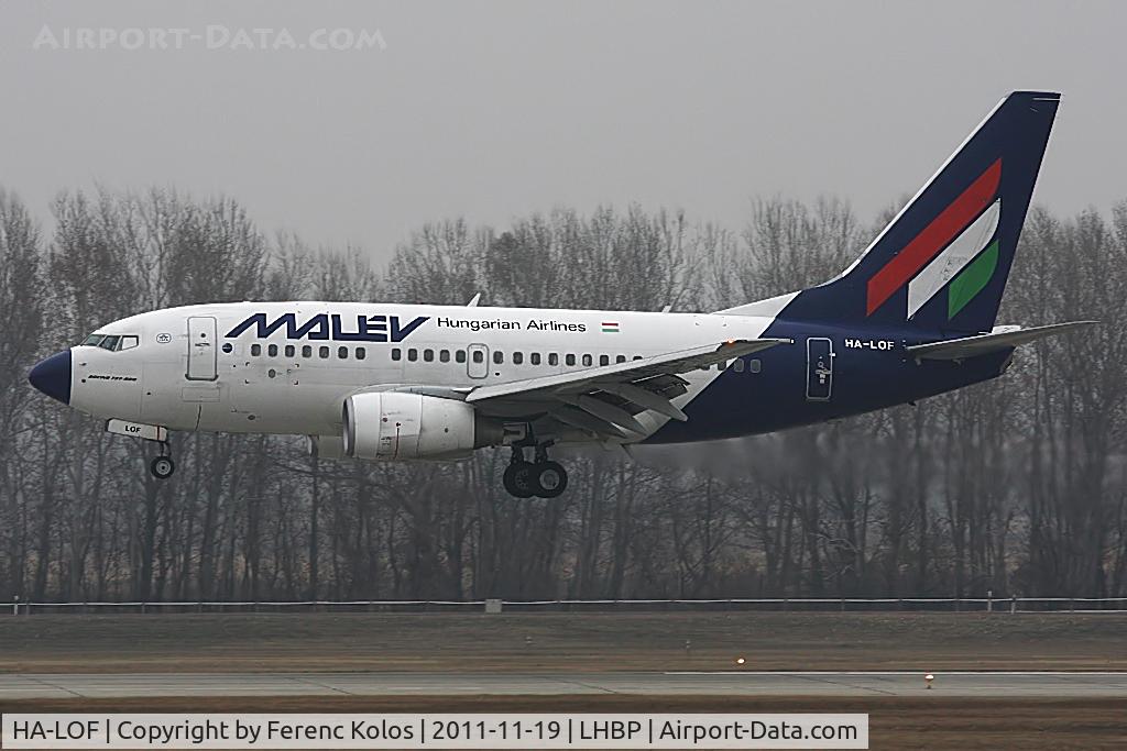 HA-LOF, 2003 Boeing 737-6Q8 C/N 29348, Ferihegy