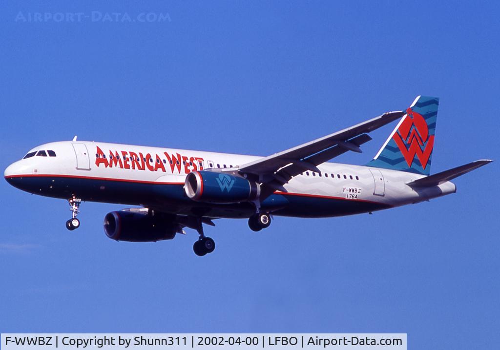 F-WWBZ, 2002 Airbus A320-232 C/N 1764, C/n 1764 - To be N668AW