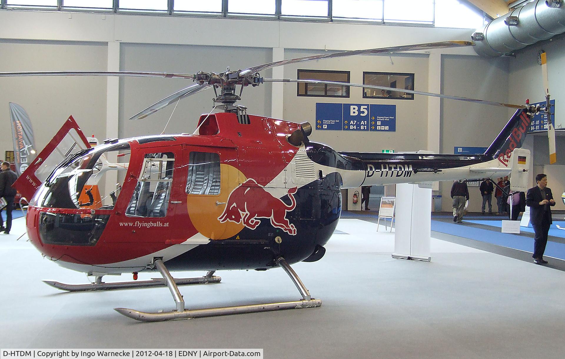 D-HTDM, MBB Bo-105CB-4 C/N S-140, MBB Bo 105CB-4 at the AERO 2012, Friedrichshafen