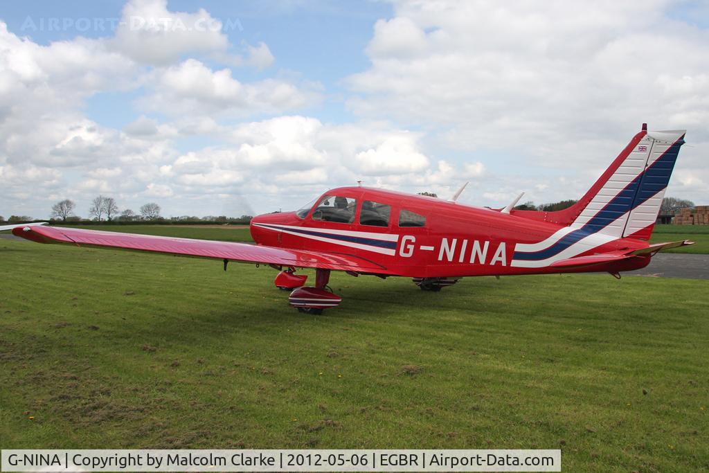 G-NINA, 1977 Piper PA-28-161 Cherokee Warrior II C/N 28-7716162, Piper PA-28-161 at Breighton Airfield's 2012 May-hem Fly-In.