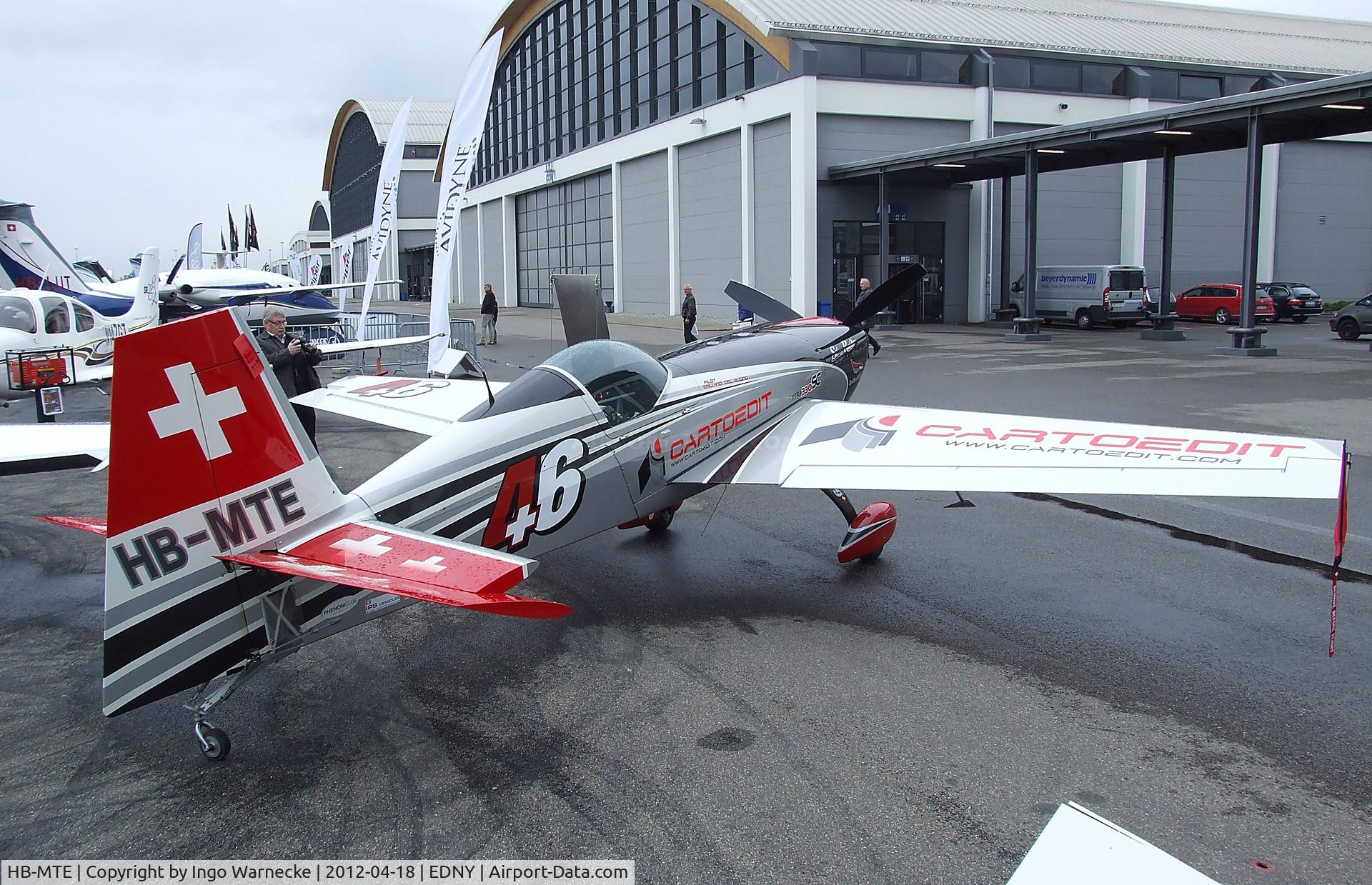 HB-MTE, 2009 Extra EA-300SC C/N SC016, Extra EA-300 SC at the AERO 2012, Friedrichshafen