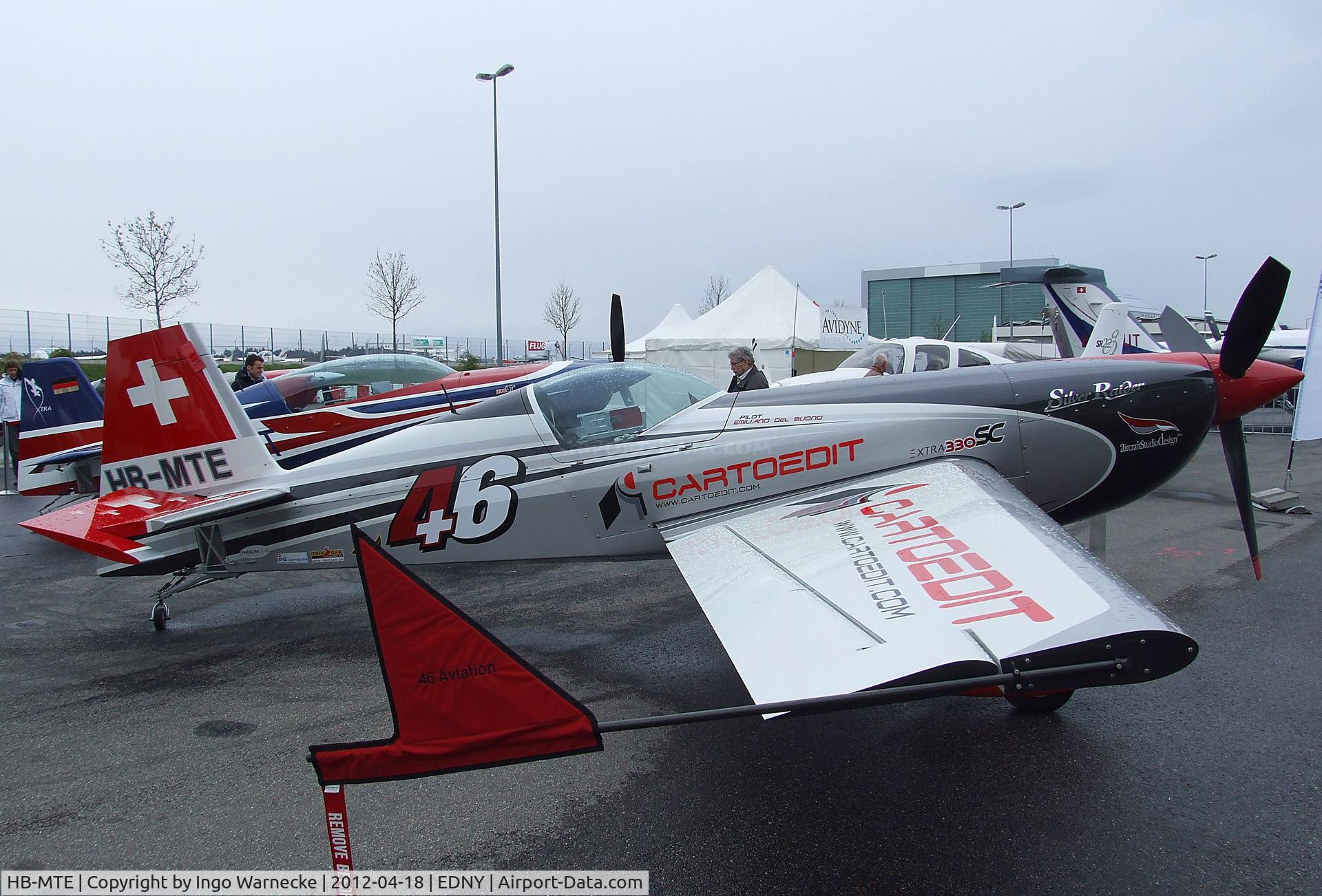 HB-MTE, 2009 Extra EA-300SC C/N SC016, Extra EA-300 SC at the AERO 2012, Friedrichshafen