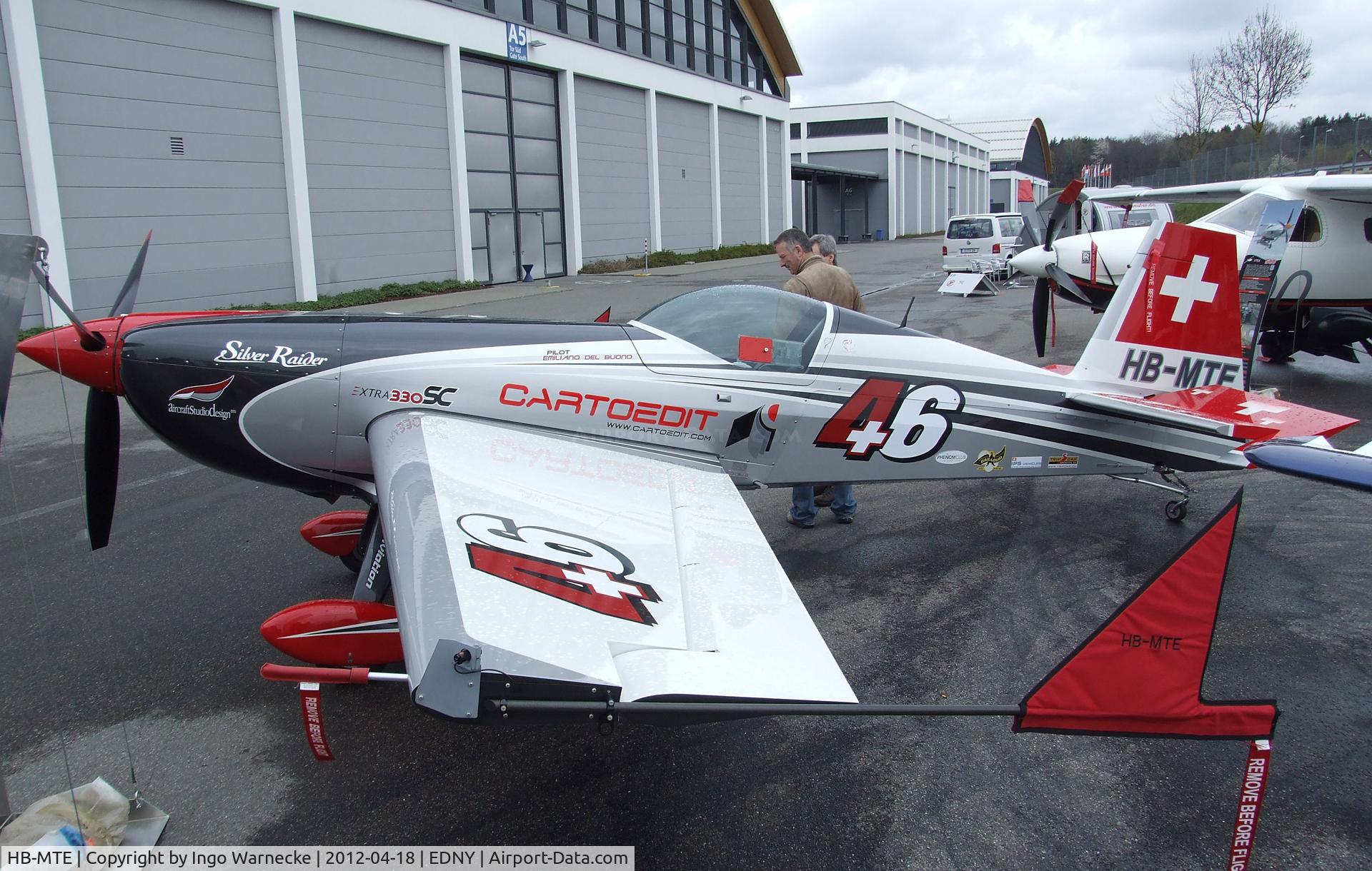 HB-MTE, 2009 Extra EA-300SC C/N SC016, Extra EA-300 SC at the AERO 2012, Friedrichshafen