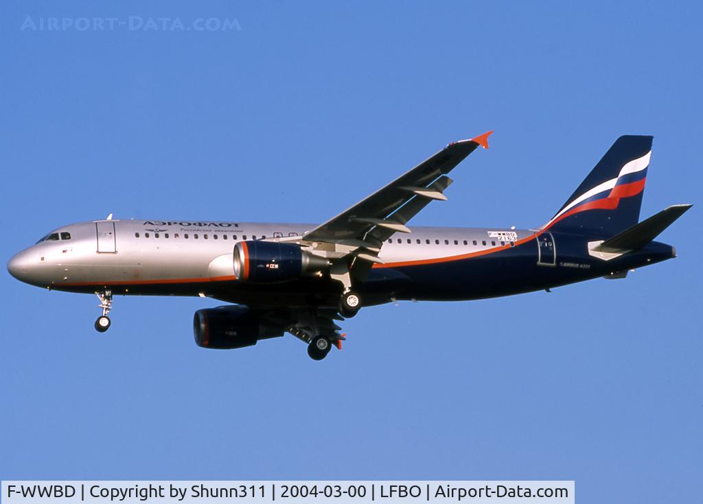 F-WWBD, 2004 Airbus A320-214 C/N 2163, C/n 2163 - To be VP-BWI
