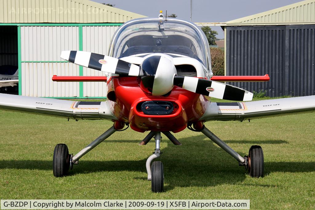 G-BZDP, 1974 Scottish Aviation Bulldog T.1 C/N BH120/244, Scottish Aviation Bulldog T1, Fishburn Airfield, September 2009.