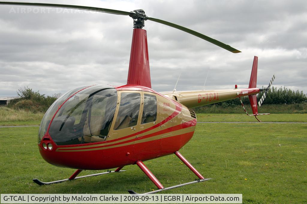 G-TCAL, 2007 Robinson R44 Raven II C/N 11628, Robinson R44 II, Breighton Airfield, September 2009.