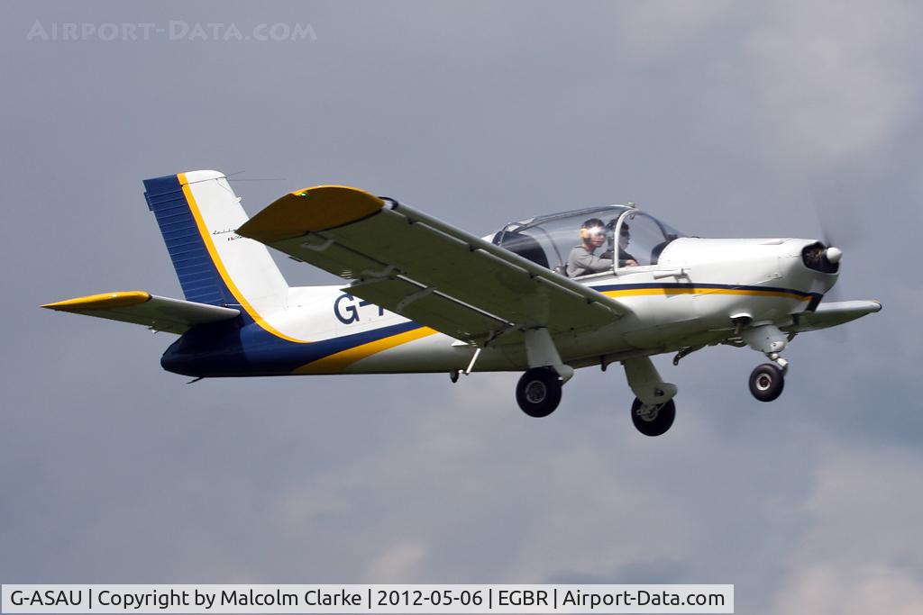 G-ASAU, 1962 Morane-Saulnier MS-880B Rallye Club C/N 179, Morane Saulnier MS-880B Rallye Club at Breighton Airfield's 2012 May-hem Fly-In.