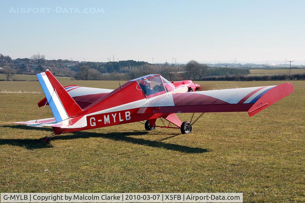 G-MYLB, 1993 Team Mini-Max 91 C/N PFA 186-12419, Team Minimax 91, Fishburn Airfield, March 2010.