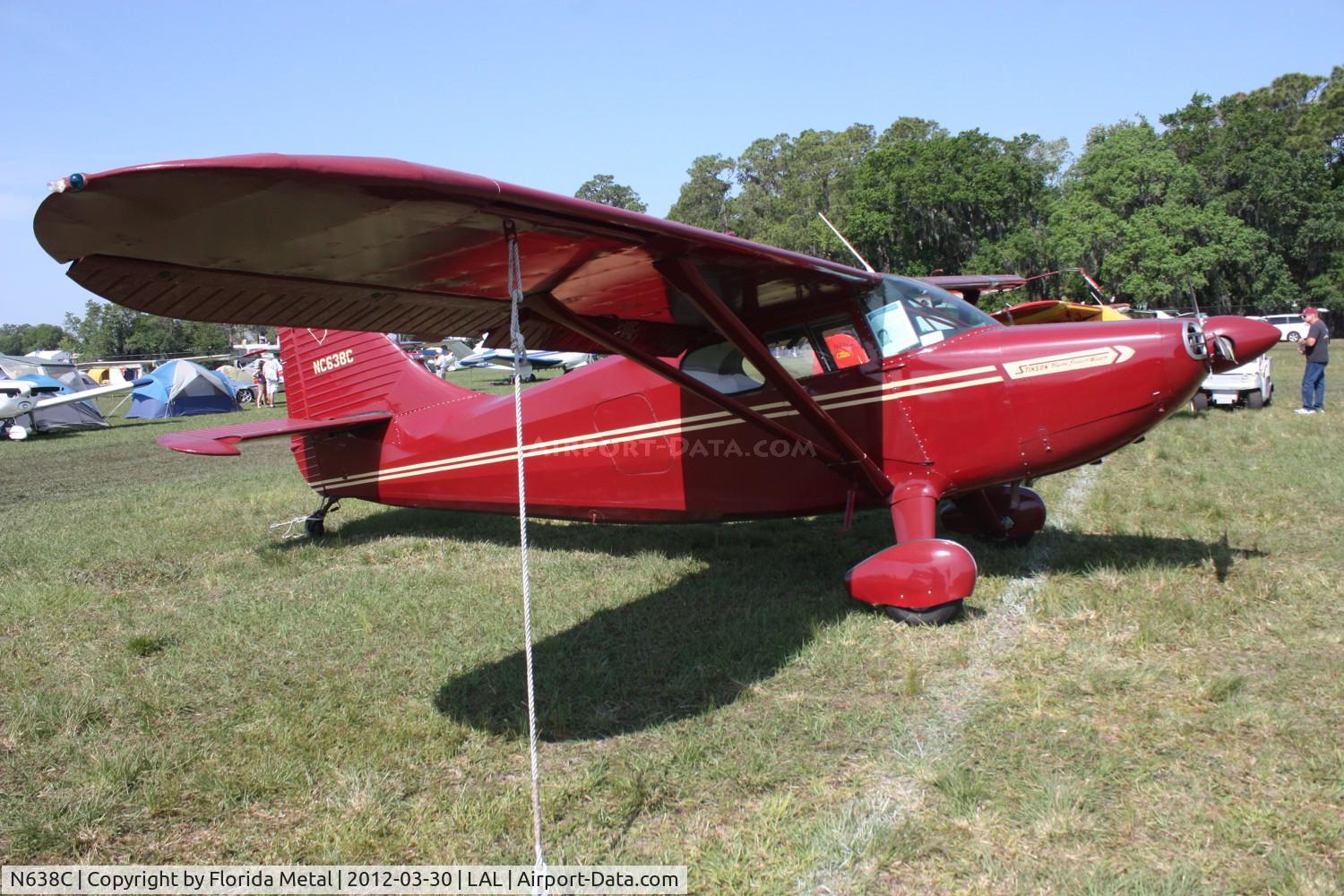 N638C, 1947 Stinson 108-3 Voyager C/N 108-3638, Stinson 108-3