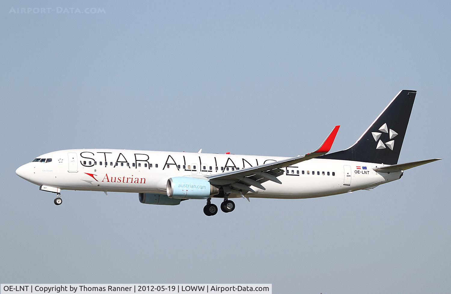 OE-LNT, 2006 Boeing 737-8Z9 C/N 33834, Austrian Airlines Boeing 737