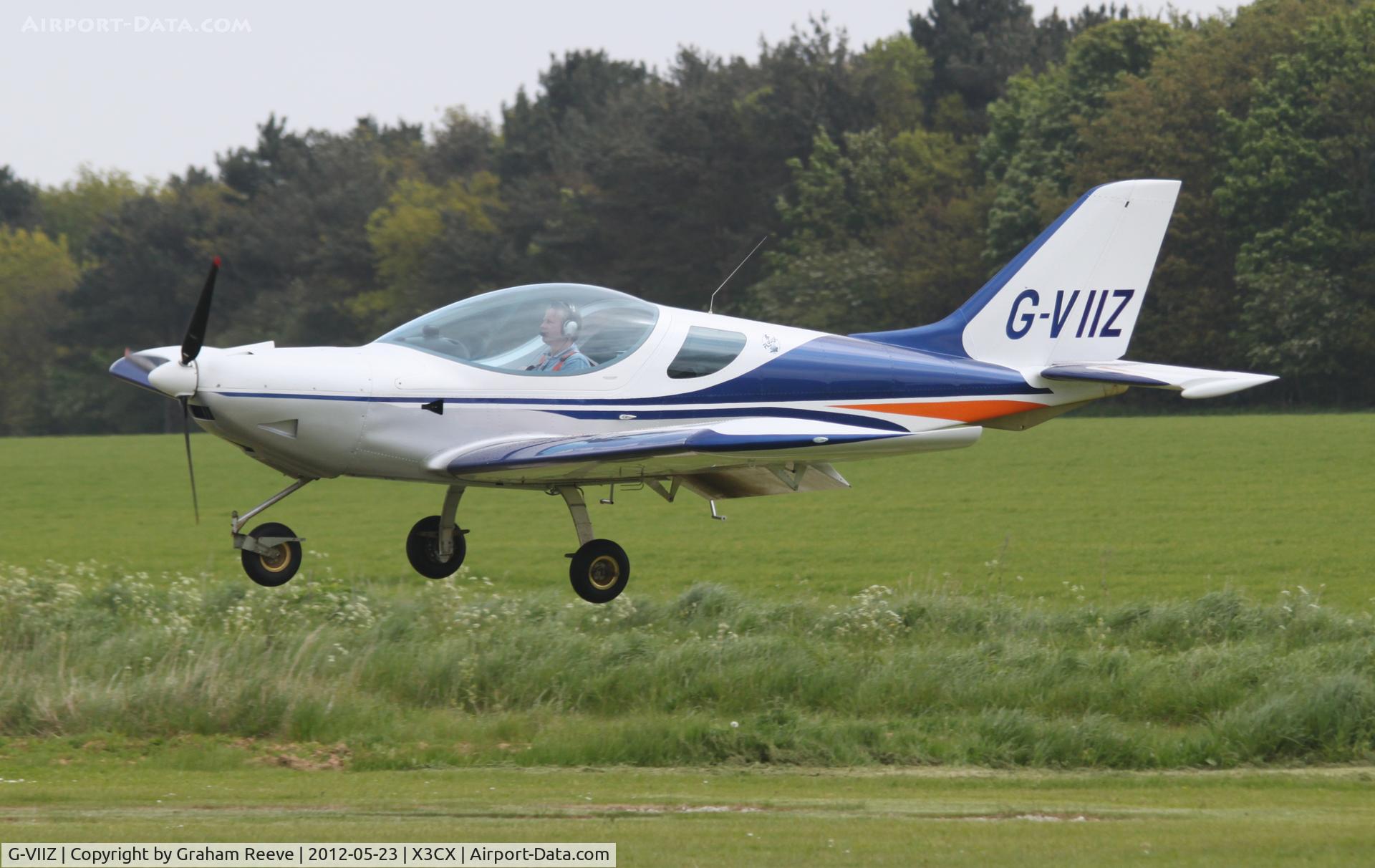 G-VIIZ, 2007 CZAW SportCruiser C/N PFA 338-14672, About to touch down at Northrepps.