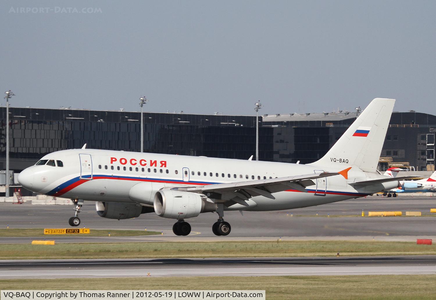 VQ-BAQ, 2001 Airbus A319-111 C/N 1560, Rossiya Airbus A319