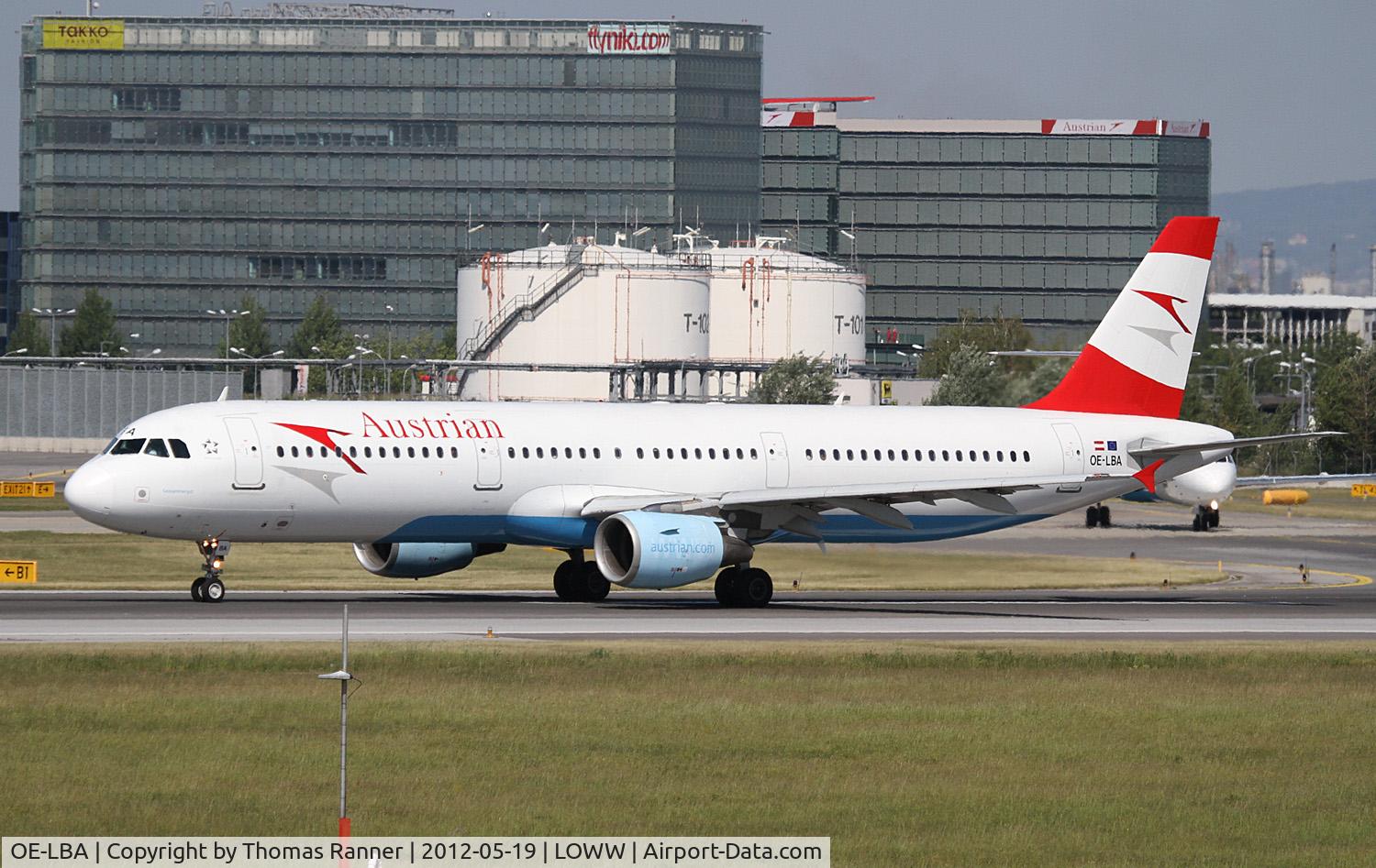 OE-LBA, 1995 Airbus A321-111 C/N 552, Austrian Airlines Airbus A321