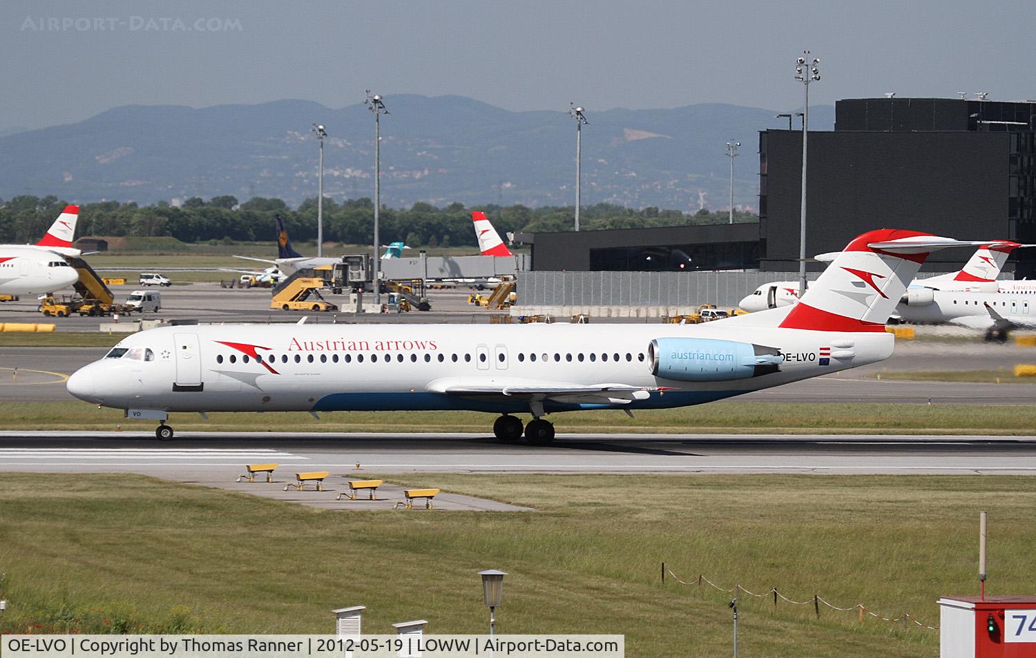 OE-LVO, 1993 Fokker 100 (F-28-0100) C/N 11460, Austrian Arrows Fokker 100