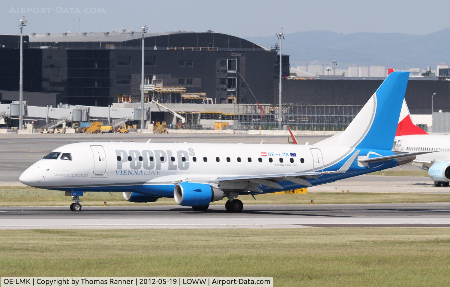 OE-LMK, 2006 Embraer 170LR (ERJ-170-100LR) C/N 17000150, Peoples Viennaline Embraer 170